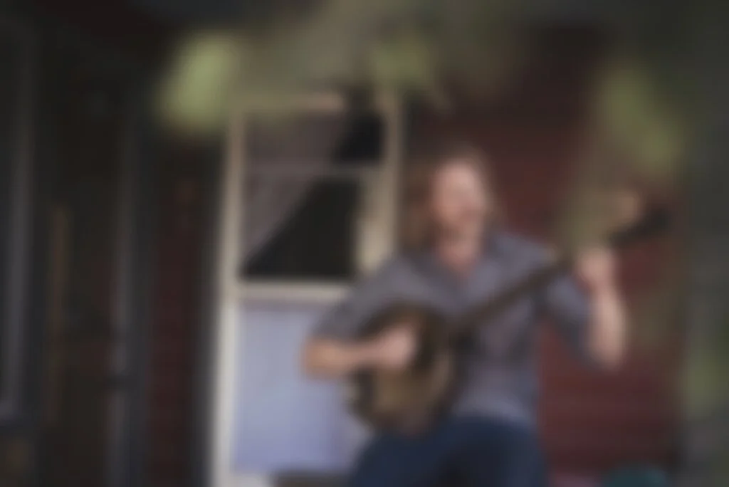 Charlie playing banjo